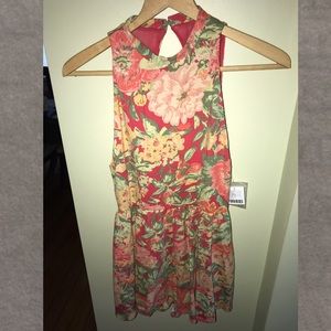 Urban outfitter floral romper BRAND NEW